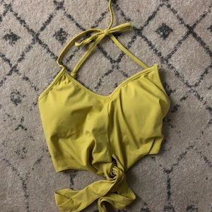 ❌🚫SOLD❌🚫 Small / Burnt Lime / Tied-up Top.